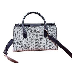 NWOT GUESS CROSSBODY TOTE PURSE GRAY AND BLACK COLOR CASUAL PARTY WORK